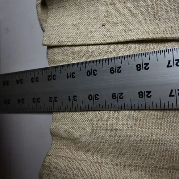 Vtg Bespoke USA Made 40L Beige Ivory Silk‎ Tweed Mens Blazer Sport Coat Jacket